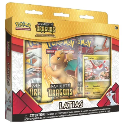 Collection avec pin’s Latias