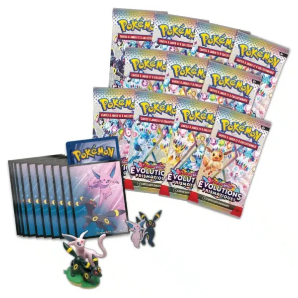 Coffret Premium avec Figurine Évolutions Prismatiques contenu