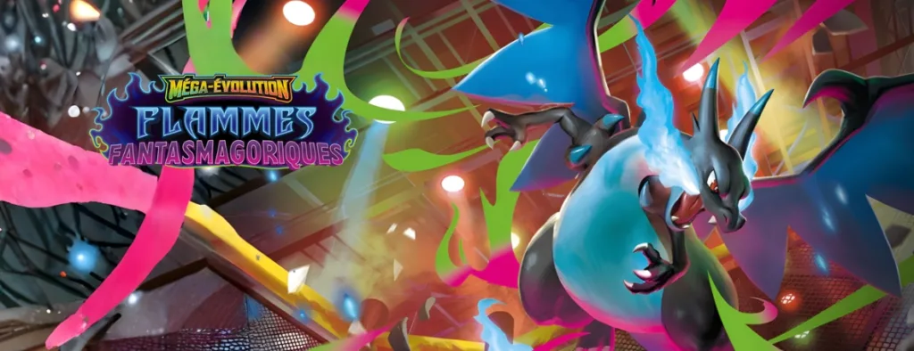 Bannière Précommandes Flammes Fantasmagoriques ME02 Pokémon