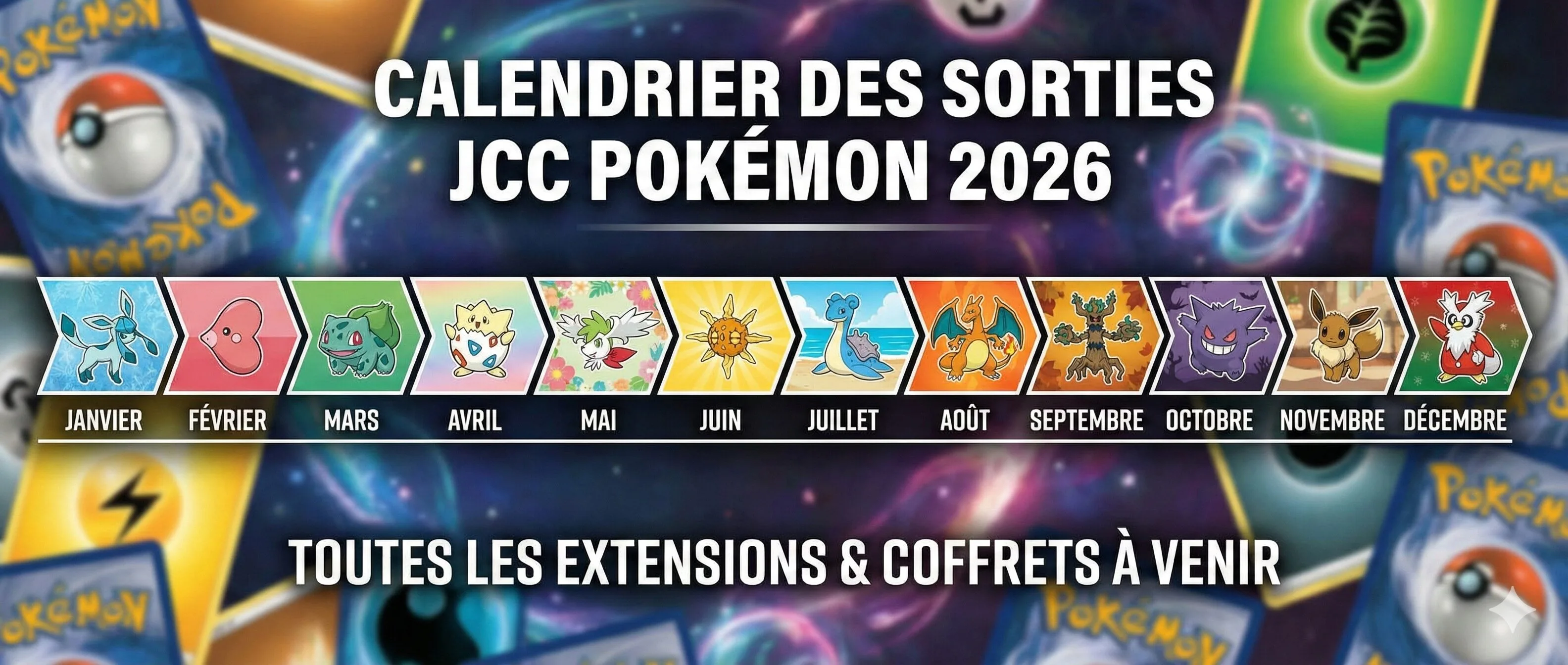 calendrier sortie JCC Pokémon 2026