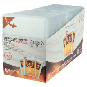 Duopack Toploader Crystal & Sleeves