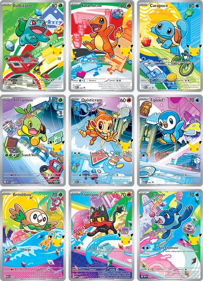 Carte Pokémon Premiers Partenaires Séries 1