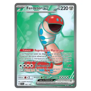 Ferdeter-ex 162/142 - Pokémon (Couronne Stellaire)