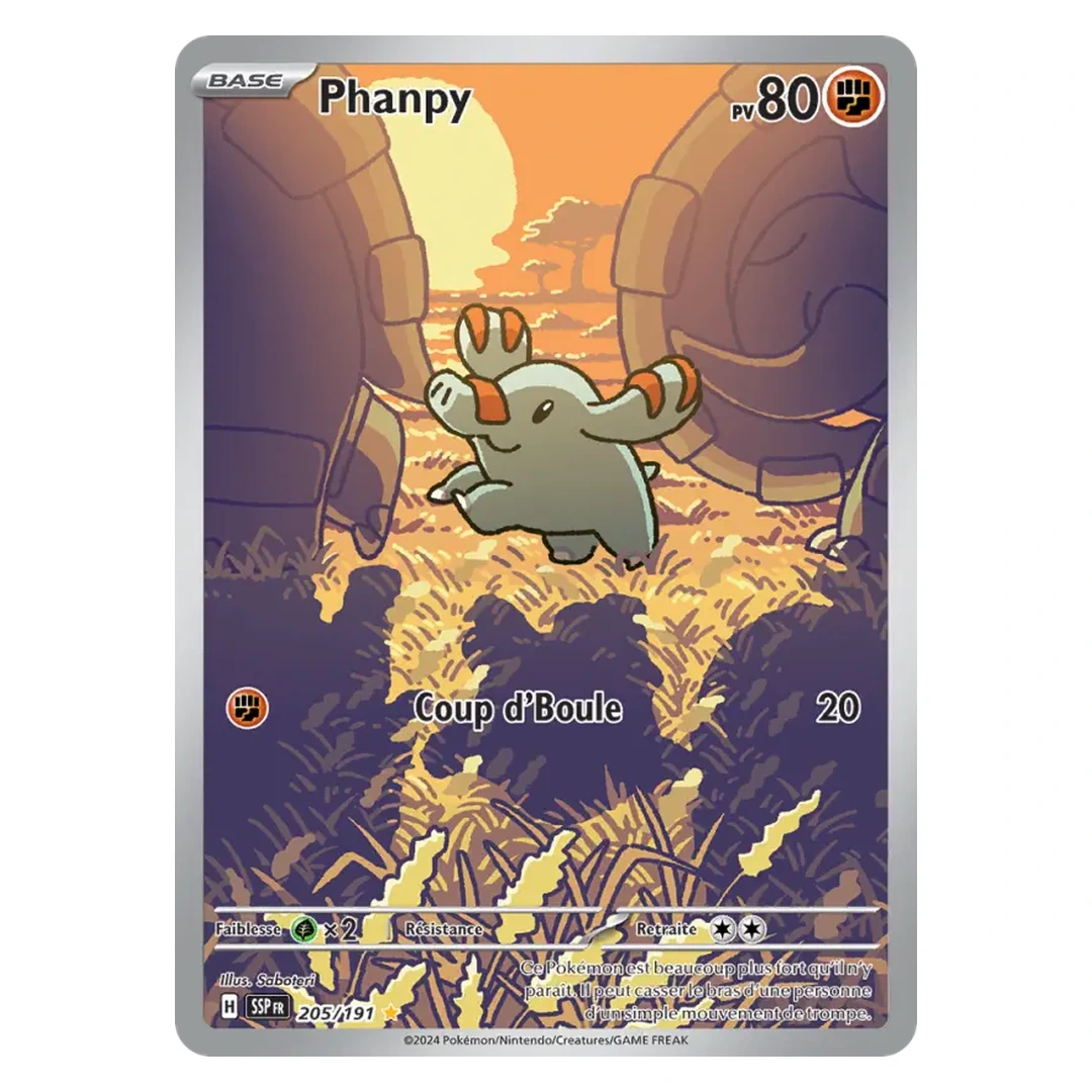 Phanpy 205/191 - Pokémon (Étincelles Déferlantes)