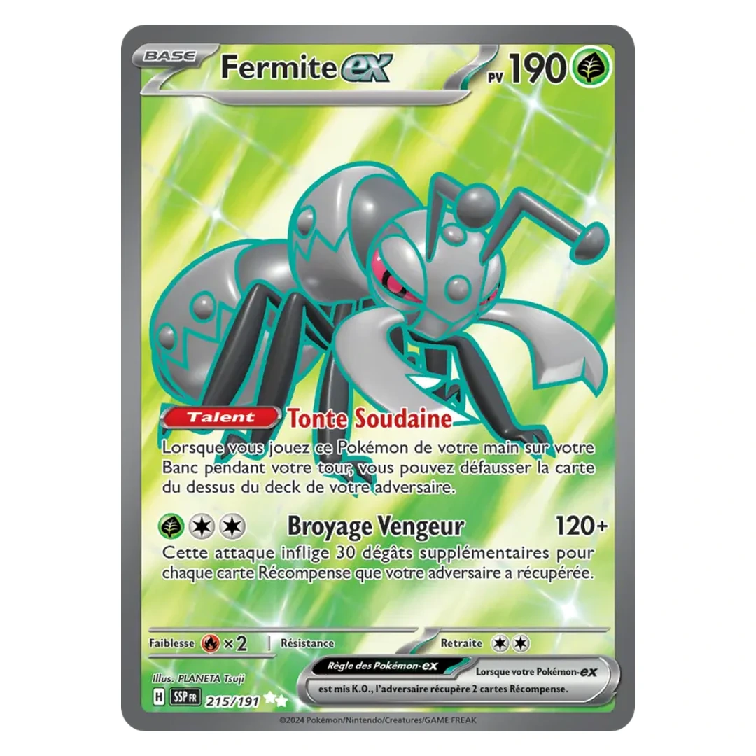 Fermite-ex 215/191 - Pokémon (Étincelles Déferlantes)