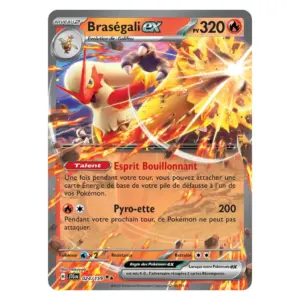 Braségali-ex 024/159 - Pokémon (Aventures Ensemble)