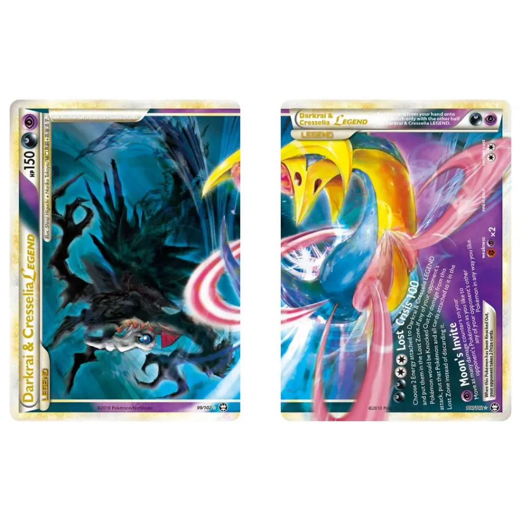 Darkrai & Cresselia LÉGENDE (HS Triomphe) Set 30th Celebration