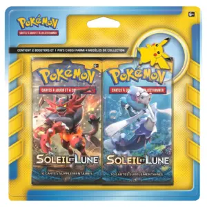 Duopack Soleil Et Lune + Pin's Pikachu