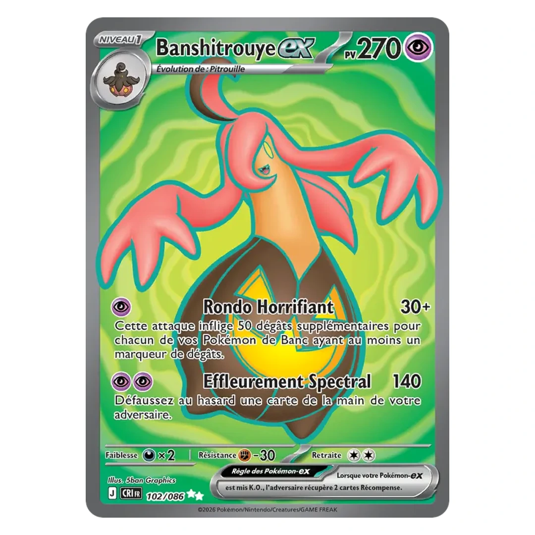 Banshitrouye-ex 102/86 - Pokémon (Chaos Ascendant)