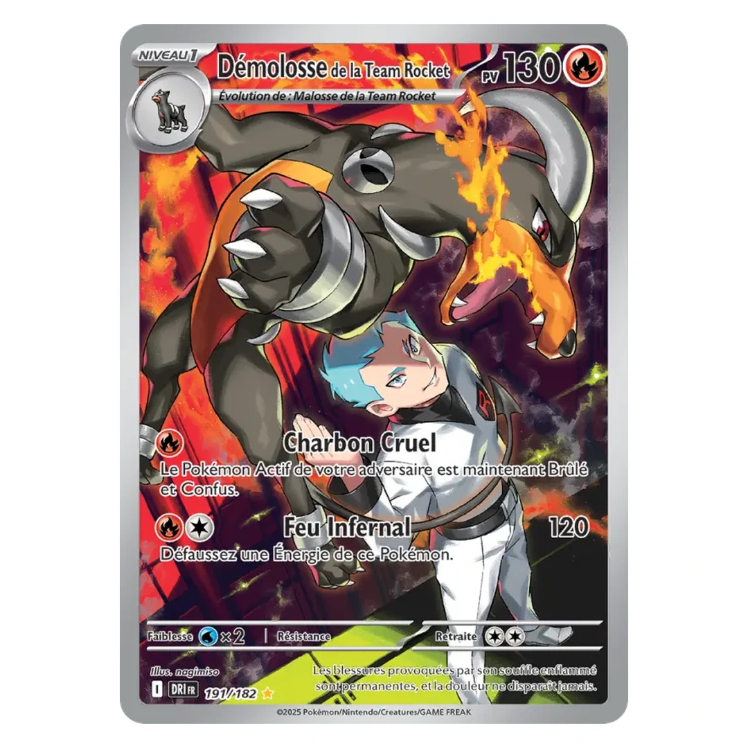 Démolosse de la Team Rocket 191/182 - Pokémon (Rivalités Destinées)