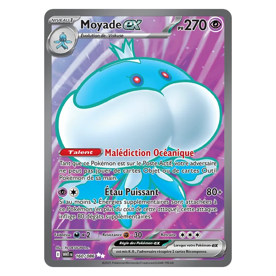 Moyade-ex 160/86 - Pokémon (Flamme Blanche)