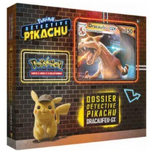 Dossier Détective Pikachu Dracaufeu GX
