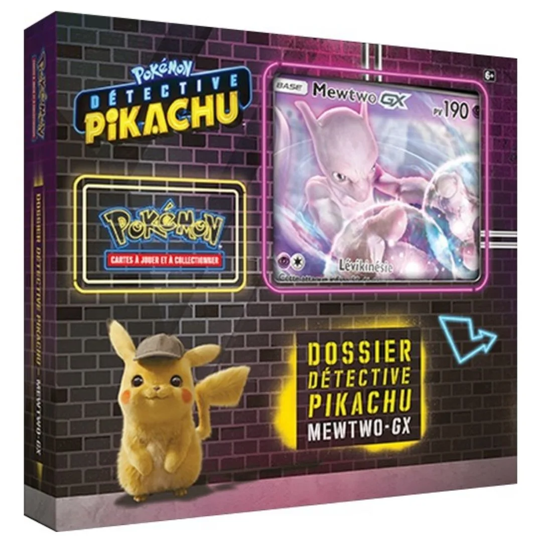 Dossier Détective Pikachu Mewtwo GX