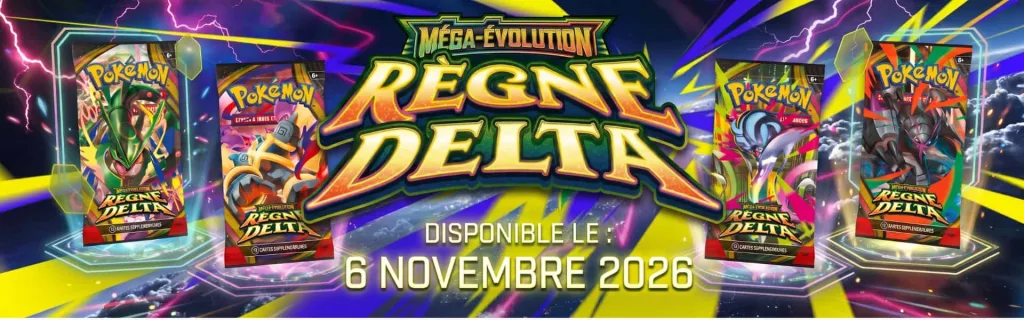 Bannière Précommandes Règne Delta ME06 Pokémon