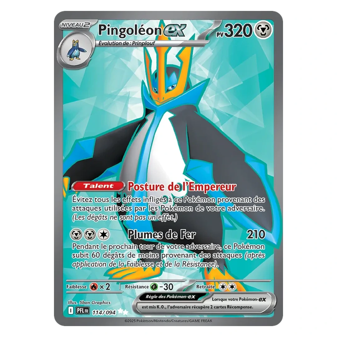 Pingoléon-ex 114/94 - Pokémon (Flammes Fantasmagoriques)