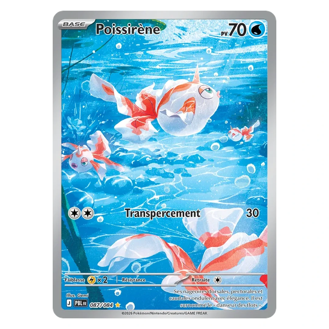 Poissirène 087/84 - Pokémon (Nuit Noire)