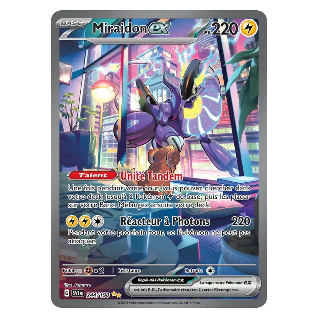 Miraidon-ex 244/198 - Pokémon (Écarlate et Violet)