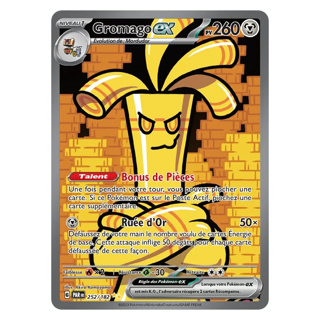 Gromago-ex 252/182 - Pokémon (Faille Paradoxe)