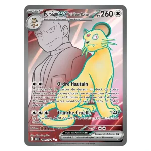 Persian-ex de la Team Rocket 219/182 - Pokémon (Rivalités Destinées)